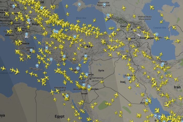 Europe air traffic control agency warns airlines about possible air strikes into Syria