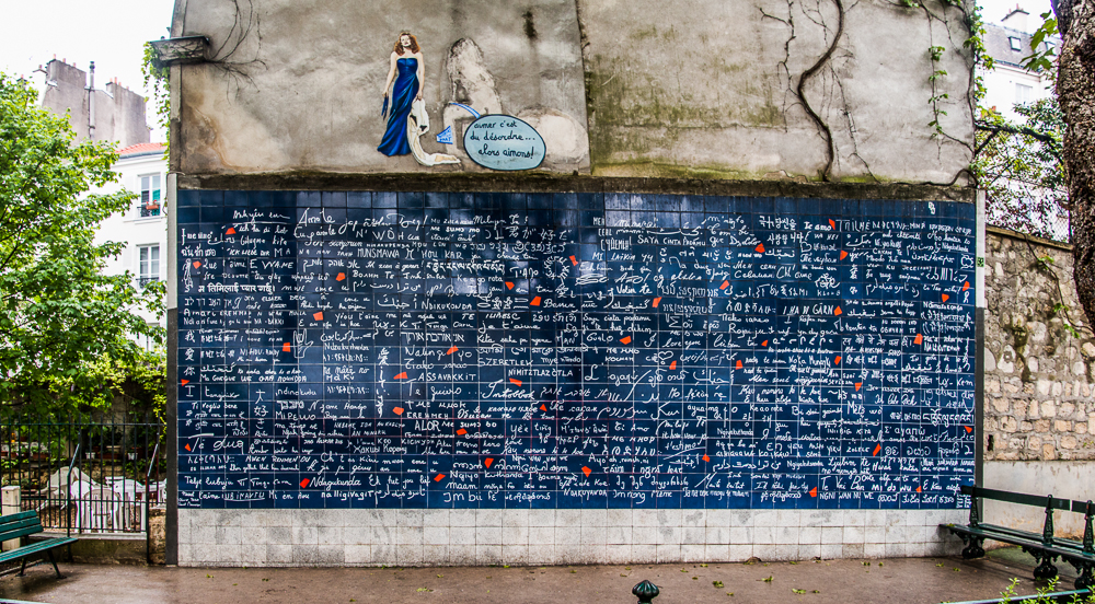 Le Mur des Je t'aime, Paris